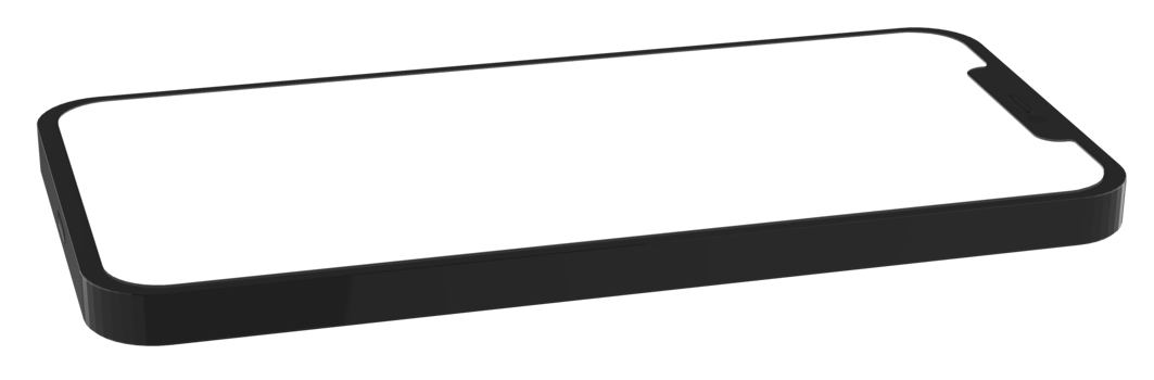 Mobile Phone Template Mockup. 3D illustration. png