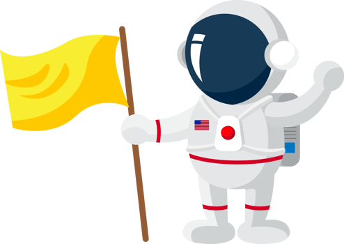 astronaut kids, Cartoon illustration, Planet png