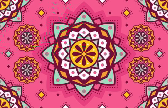 Mandala Seamless Background vector