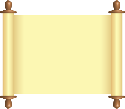 Blank paper scroll png illustration