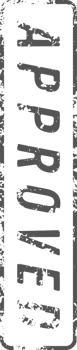 Stamp mark with approved text png