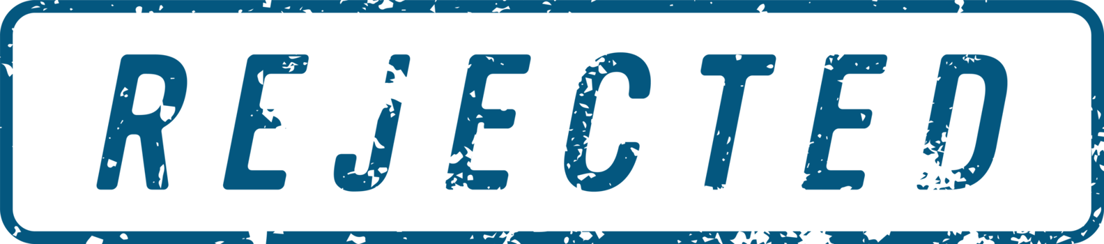 Stamp mark with rejected text png