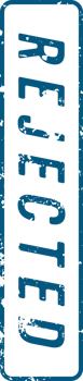 Stamp mark with rejected text png