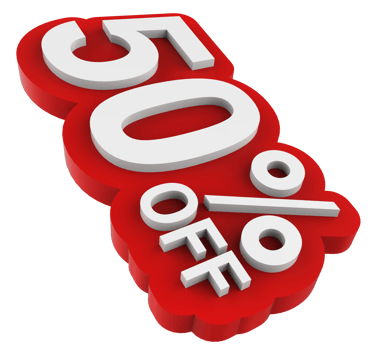 Sale tag number discount promotion. 3D illustration png