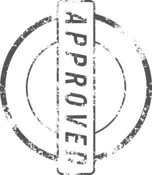 Approved stamp mark png illustration