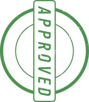 Approved stamp mark png illustration