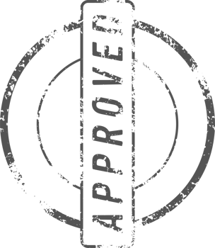 Approved stamp mark png illustration