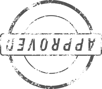 Approved stamp mark png illustration