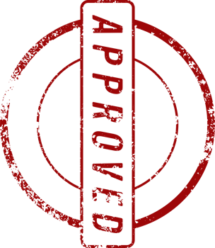 Approved stamp mark png illustration