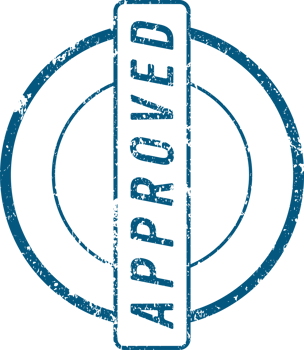 Approved stamp mark png illustration