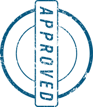 Approved stamp mark png illustration