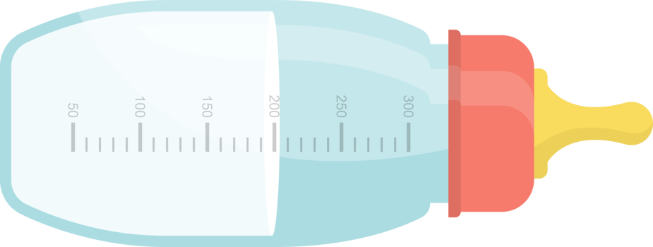 Baby milk bottle png illustration