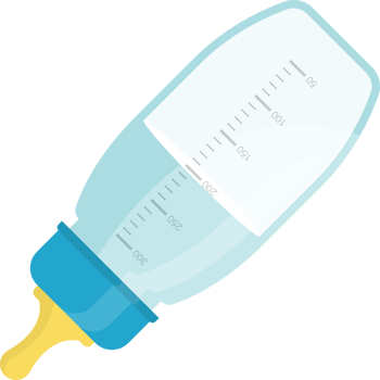 Baby milk bottle png illustration