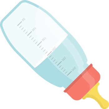 Baby milk bottle png illustration