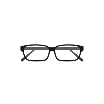Glasses flat icon vector