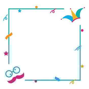 April fools day with surprise icons. Good For greeting cards, banners, flyers, etc. vector art illustration design