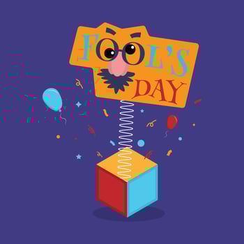 April fools day with surprise icons. Good For greeting cards, banners, flyers, etc. vector art illustration design