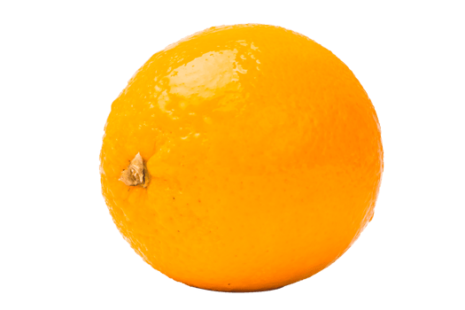 Orange fruit on white background png