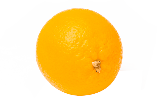 Orange fruit on white background png
