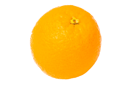 Orange fruit on white background png