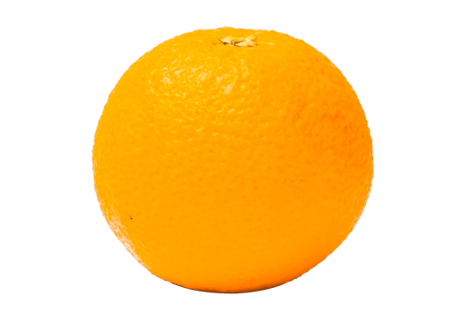 Orange fruit on white background png