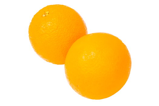 Orange fruit on white background png