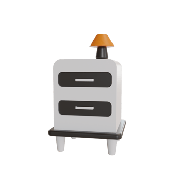 3d Illustration Object icon night stand png