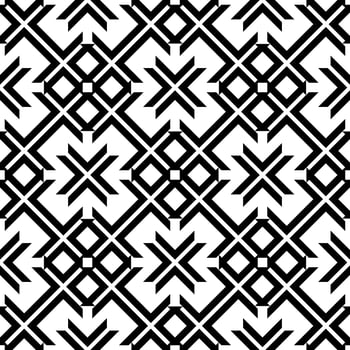 black white asian zig zag geometric pattern vector