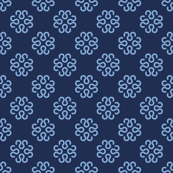 monochrome ethnic fabric pattern vector