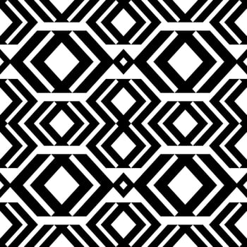 black white asian zig zag geometric pattern vector