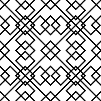 black white ethnic geometric pattern vector