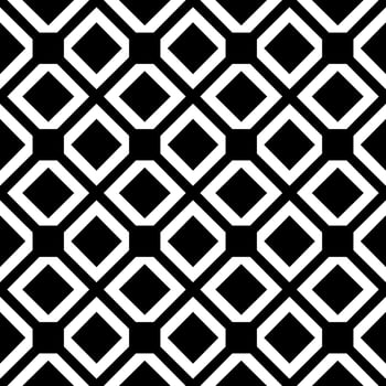 black white ethnic geometric pattern vector