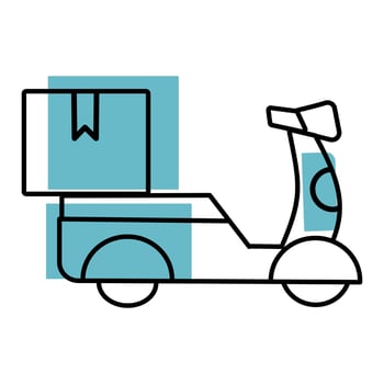 Motorcycle icon vector. vector