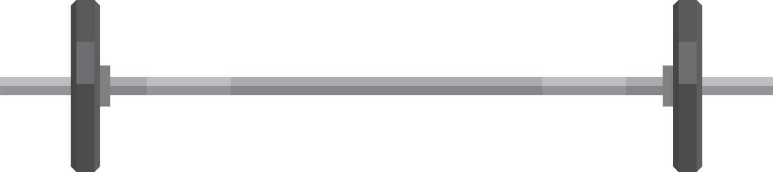 Barbell in flat style png illustration