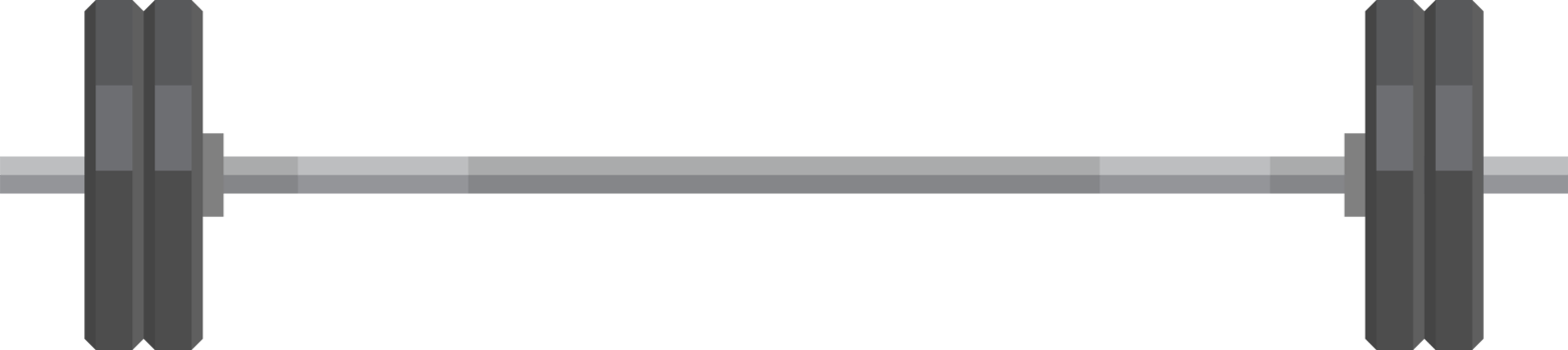 Barbell in flat style png illustration