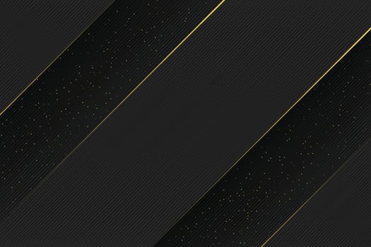 Black elegant linear surface in minimalist style. Premium flat linear vector background