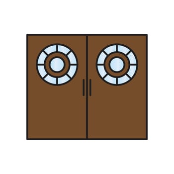 door vector for website symbol icon presentation