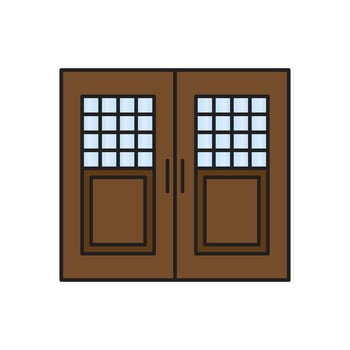 door vector for website symbol icon presentation