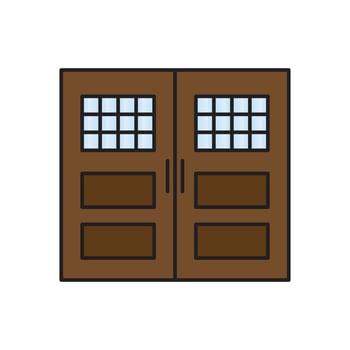 door vector for website symbol icon presentation