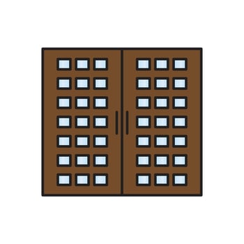 door vector for website symbol icon presentation