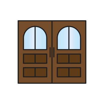 door vector for website symbol icon presentation