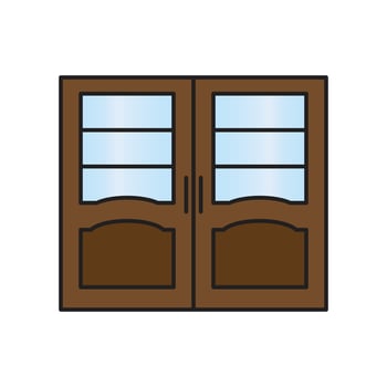 door vector for website symbol icon presentation