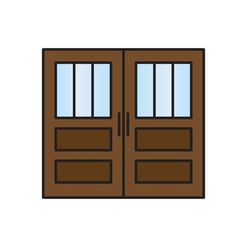 door vector for website symbol icon presentation