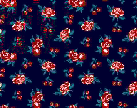 Floral liberty pattern. Plant background for fashion, tapestries, prints. Modern floral design perfect for fashion and decoration vector