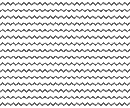 Wave, zigzag lines pattern. Black wavy line on white background. Texture vector - illustration