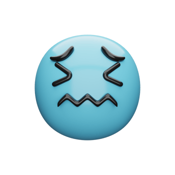 3d illustration Yellow faces.expressions and emotions png