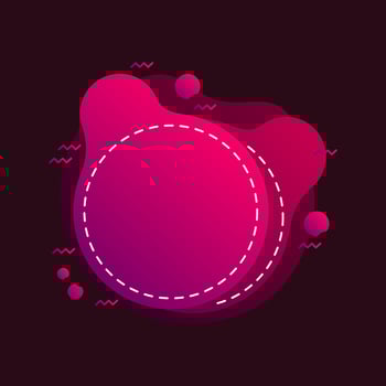Beautiful Abstract Purple Gradient Liquid Banner Template vector