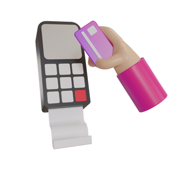 3d Illustration Object icon pos machine png