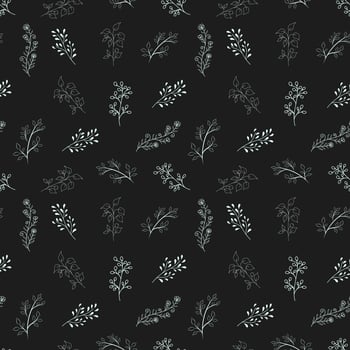 Seamless floral pattern background, Botanical leaf , Hand drawn decorative element, Seamless backgrounds and wallpapers for fabric, packaging, Decorative print, Textile, repeating pattern vector