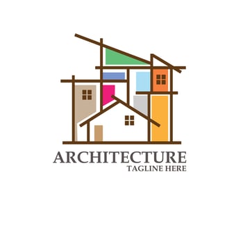 architecture logo illustration vector